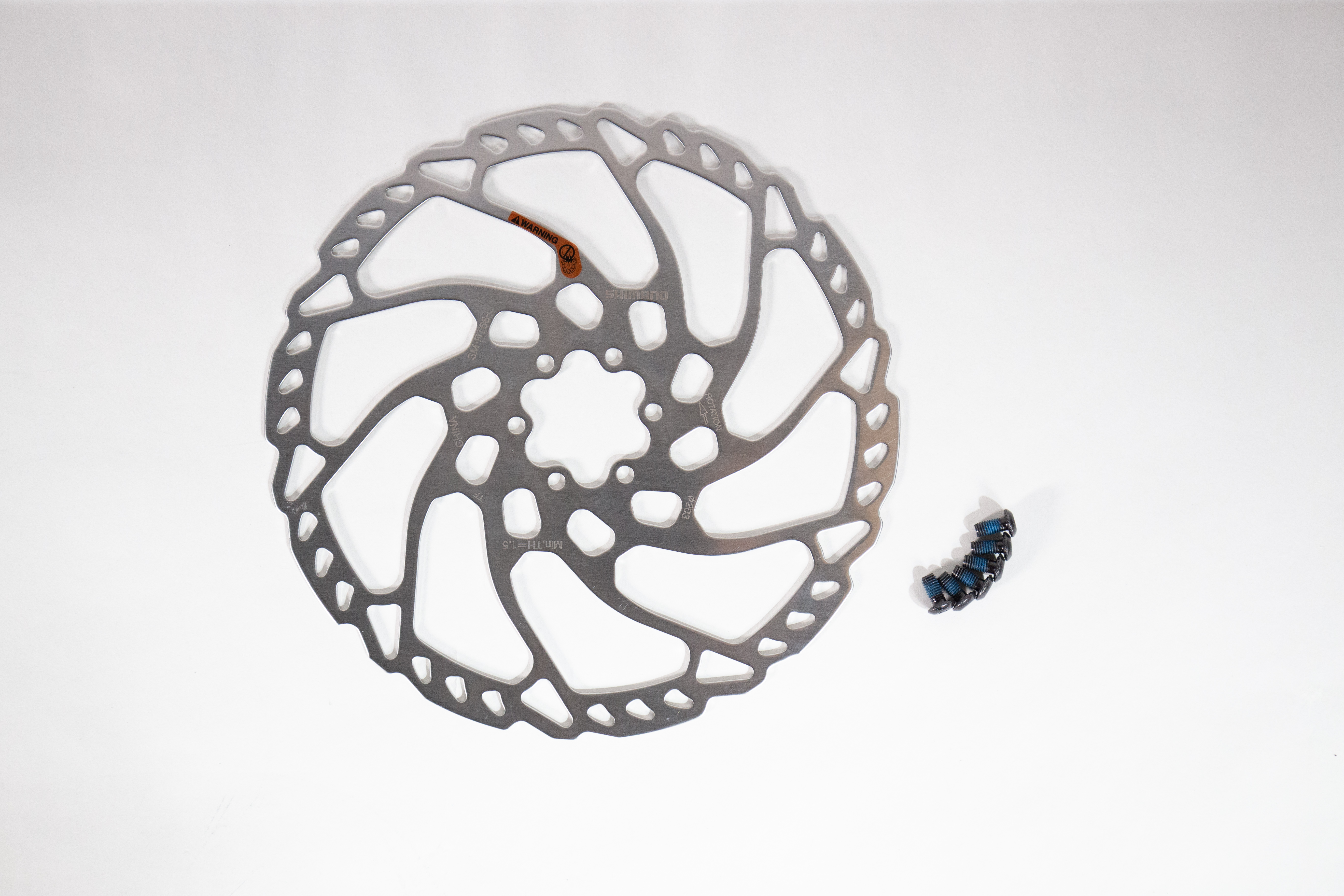 Shimano Deore Disc SM-RT66L 6-Loch 203mm inkl. Schrauben Shimano Deore Disc SM-RT66L 6-Loch 203mm inkl. Schrauben