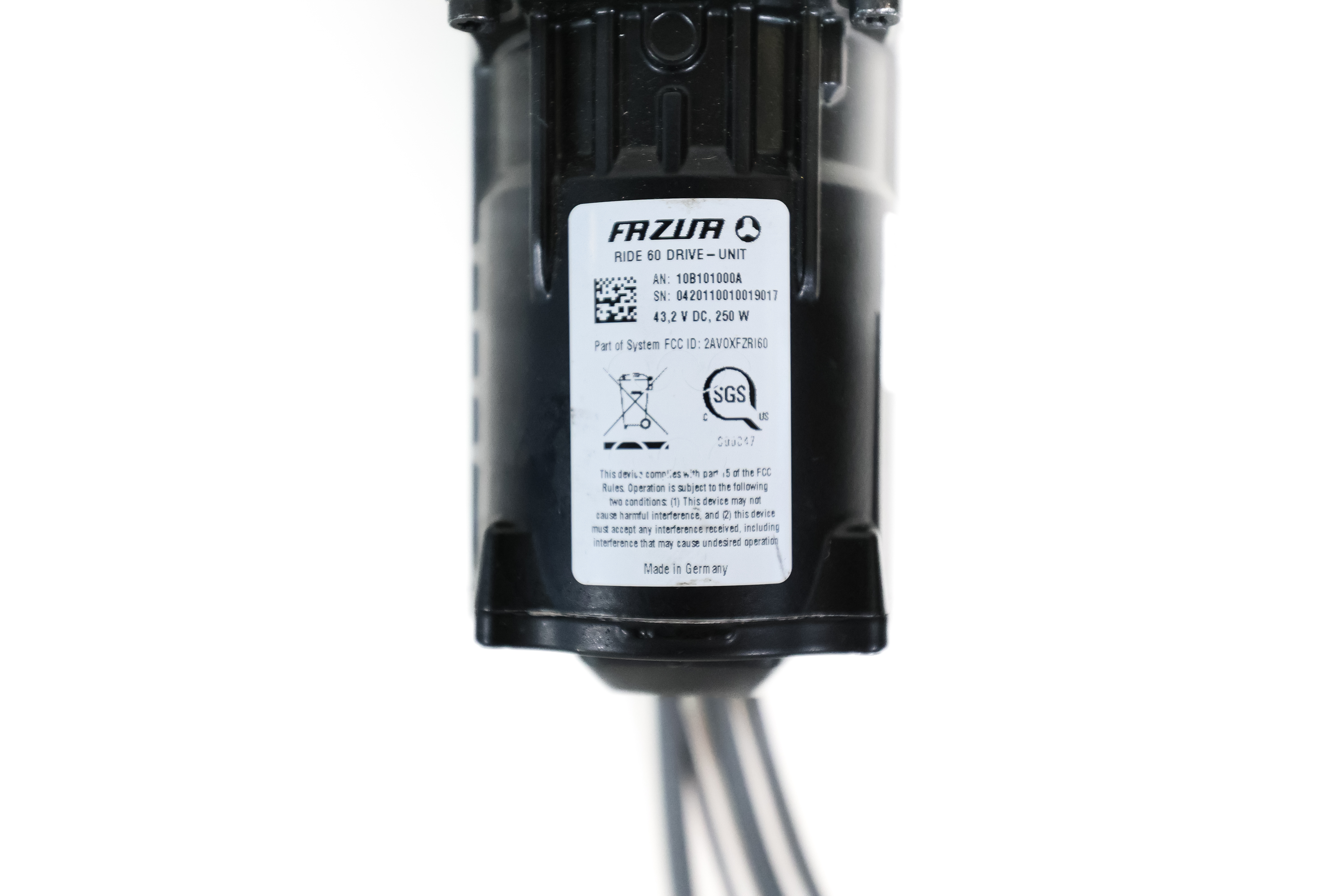 Fazua Ride 60 Drivepack 250W 60Nm 43,2V E-Bike Motor Drive Unit - NEU